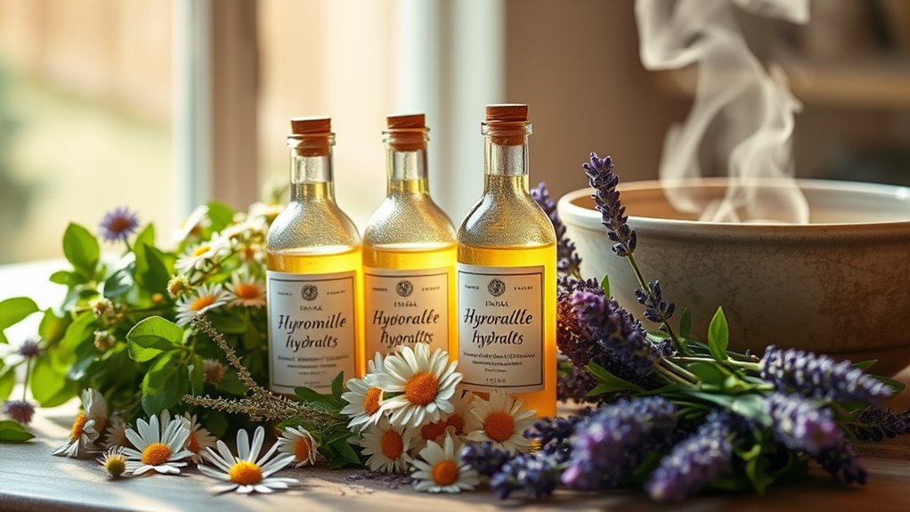 hydrolats promote relaxation and calm