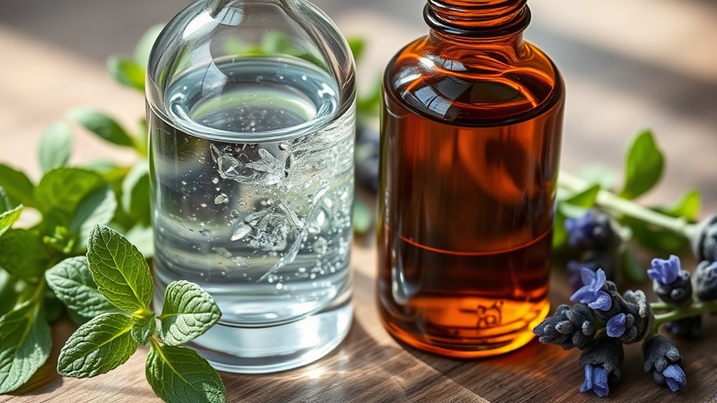 hydrolats versus essential oils