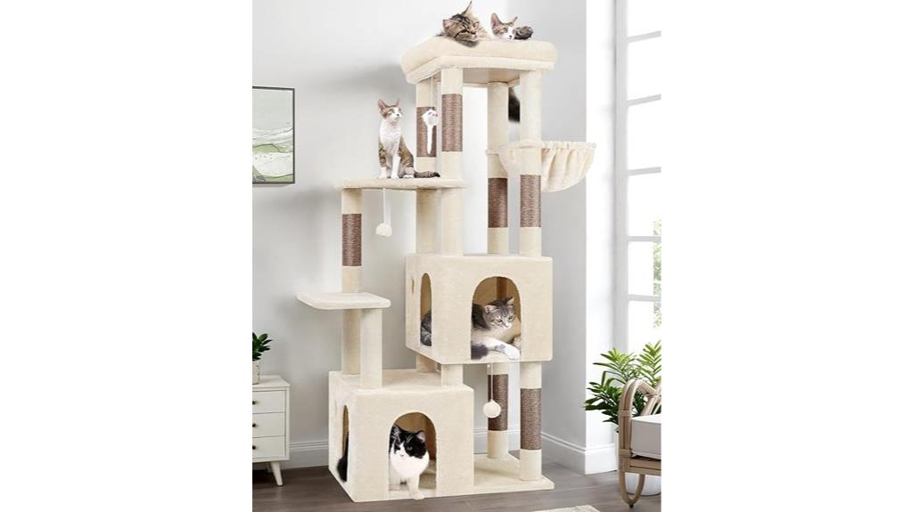 indoor cat climbing tower