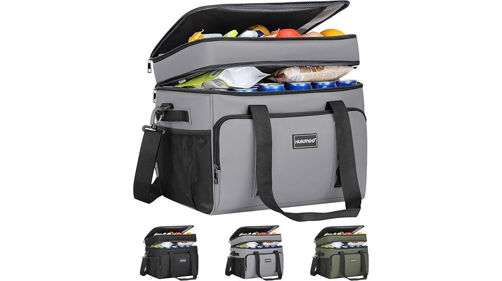 insulated collapsible portable cooler