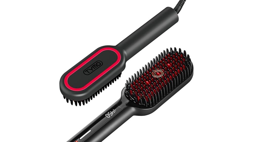 ionic hair straightener brush