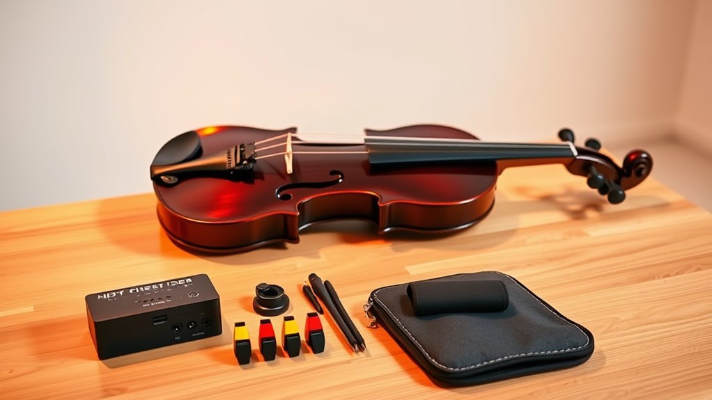 key factors for electric violin