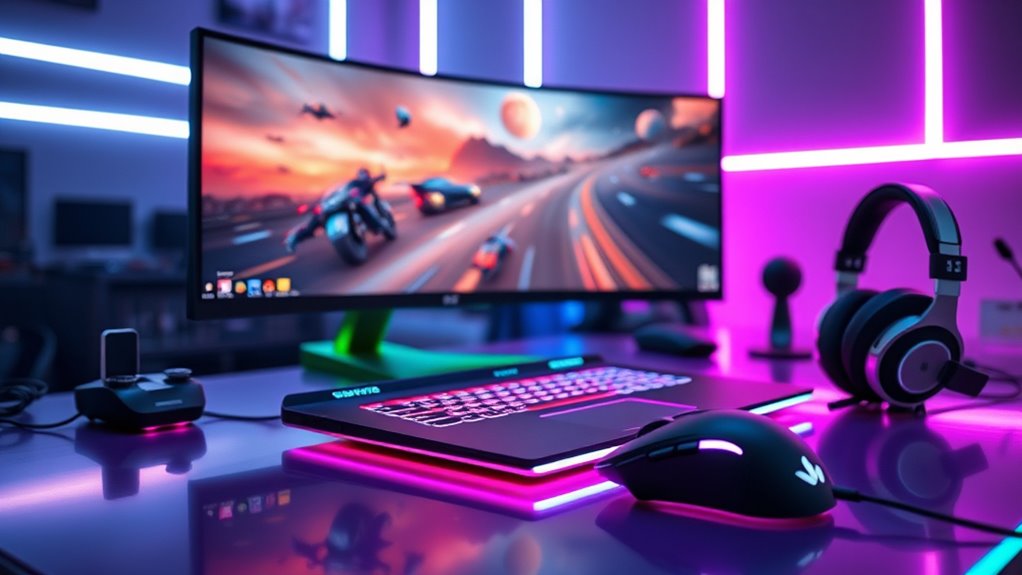 key gaming laptop features