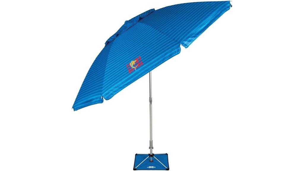 large beach umbrella with vent