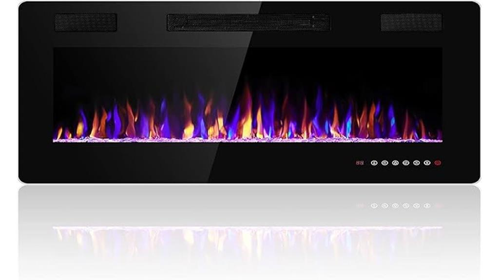 large electric fireplace insert