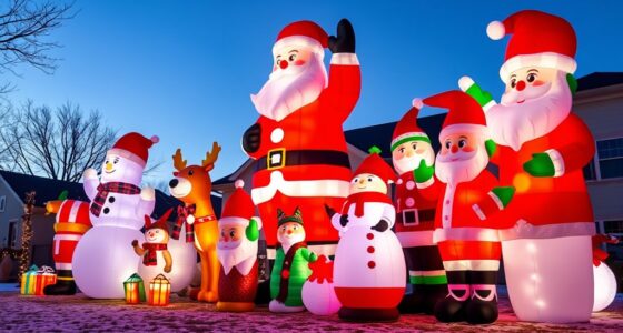 large holiday inflatable decorations