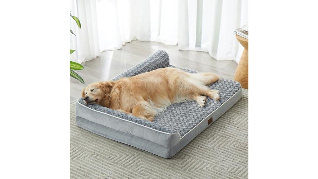 large orthopedic dog bed