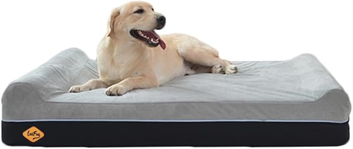 large orthopedic memory foam bed