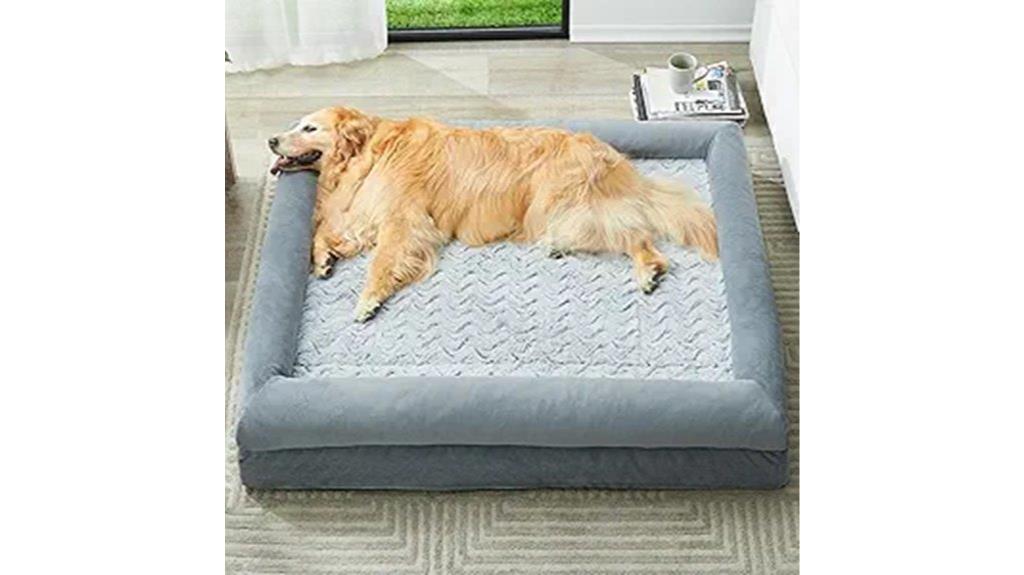 large waterproof dog bed