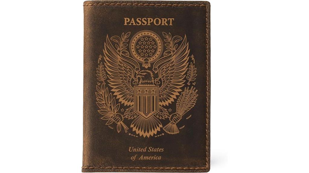 leather passport holder