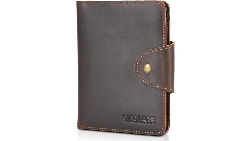 leather rfid blocking wallet