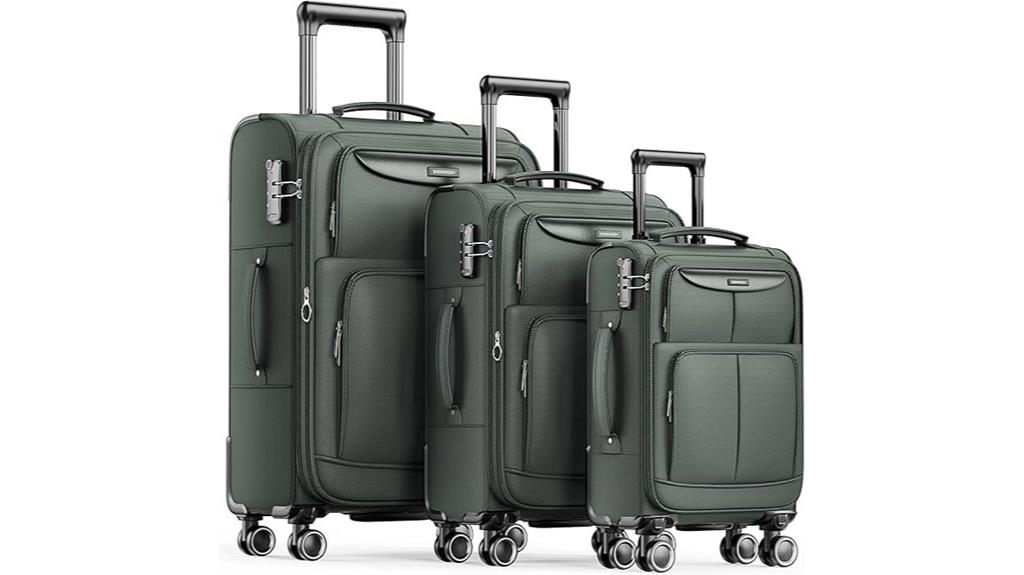 lightweight spinner luggage set