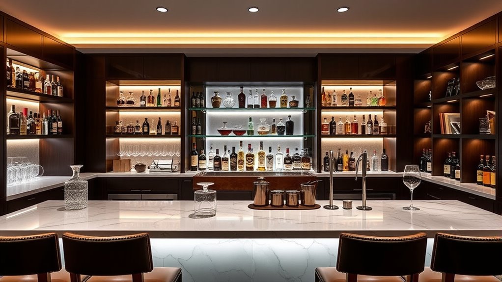 luxurious home bar ideas