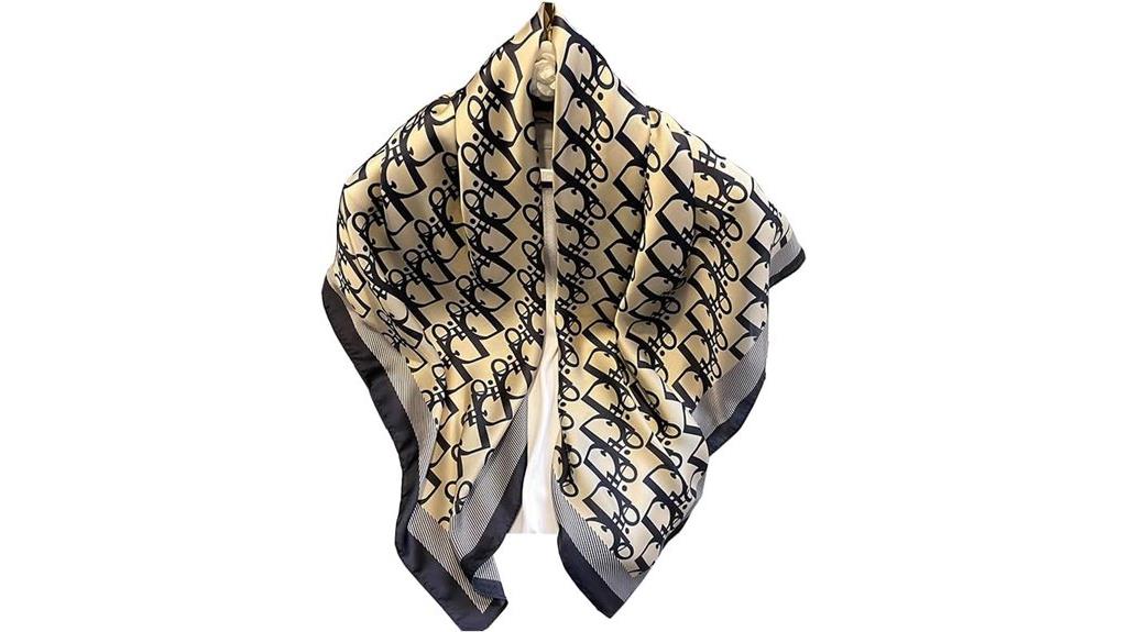 luxurious mulberry silk scarf