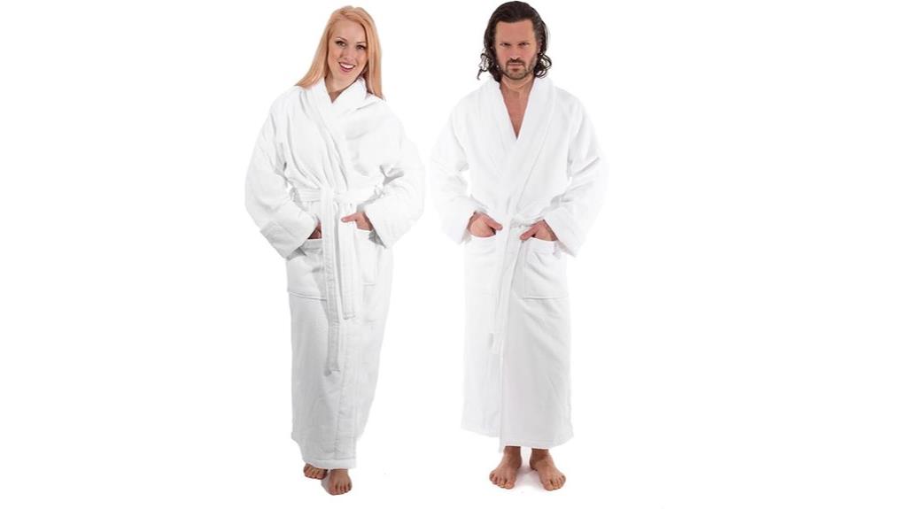 luxurious plush cotton robe