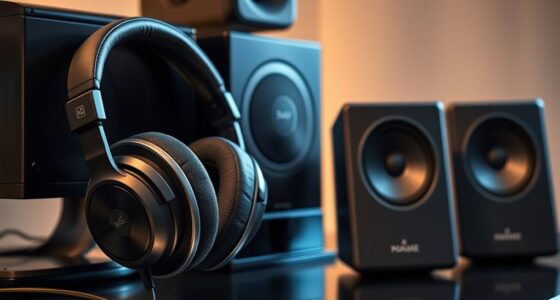 luxury audio equipment selection
