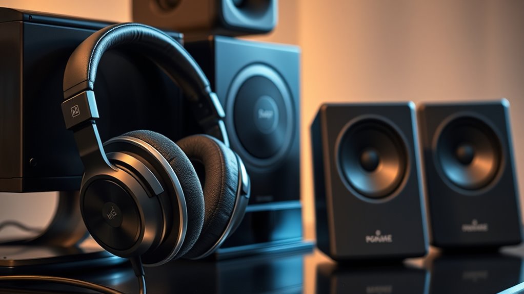 luxury audio equipment selection