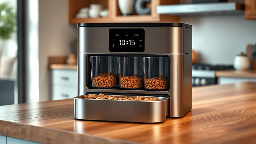 luxury automatic pet feeders