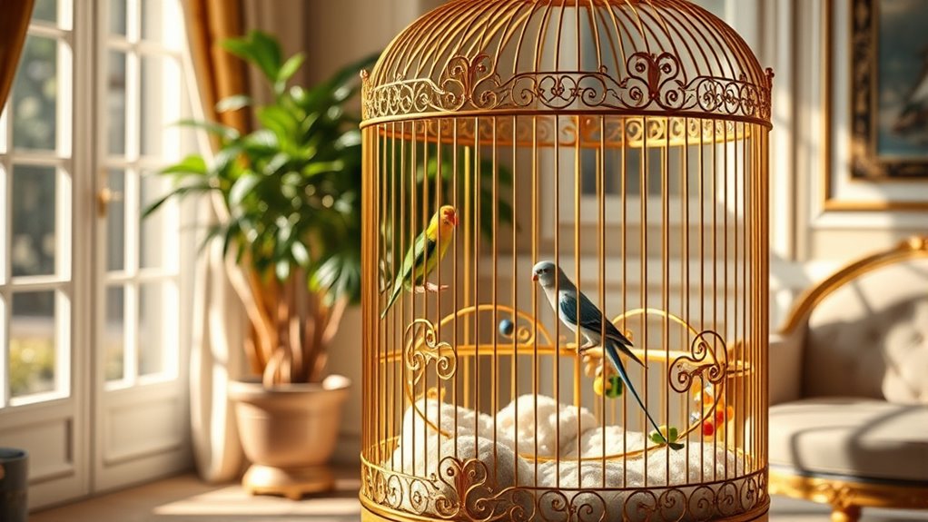 luxury bird cage selection