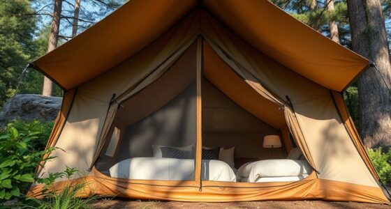 luxury camping tent options