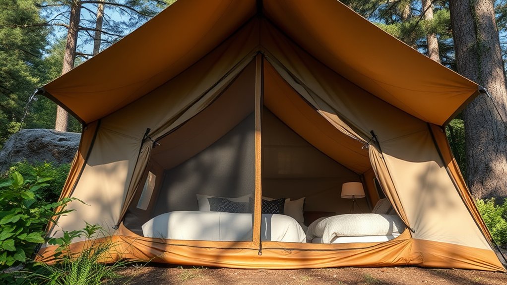 luxury camping tent options