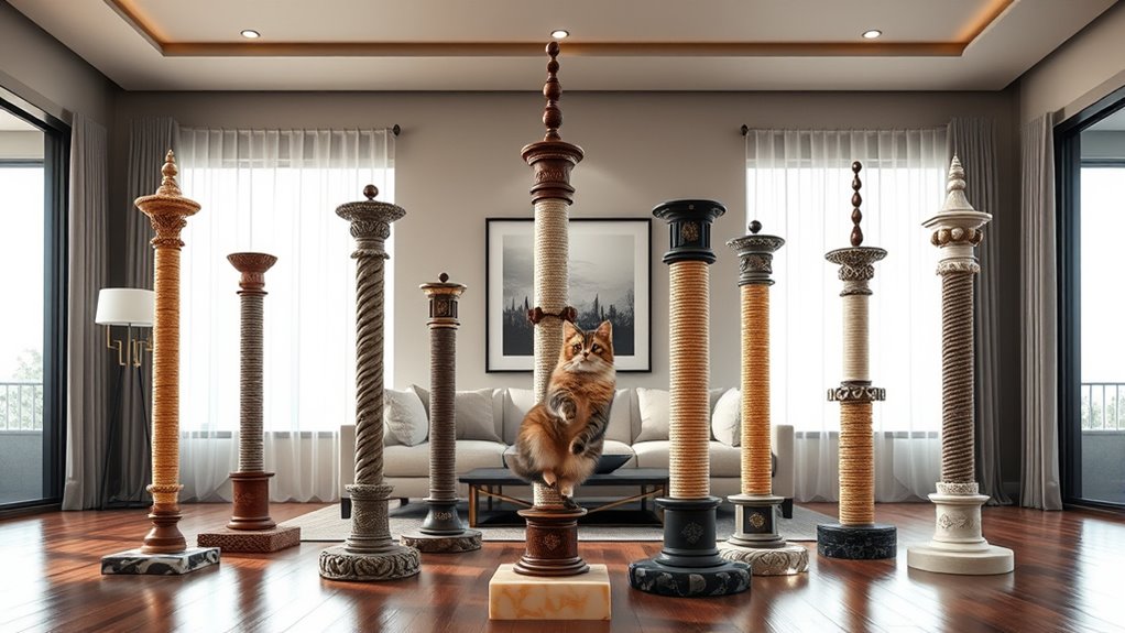 luxury cat scratching posts