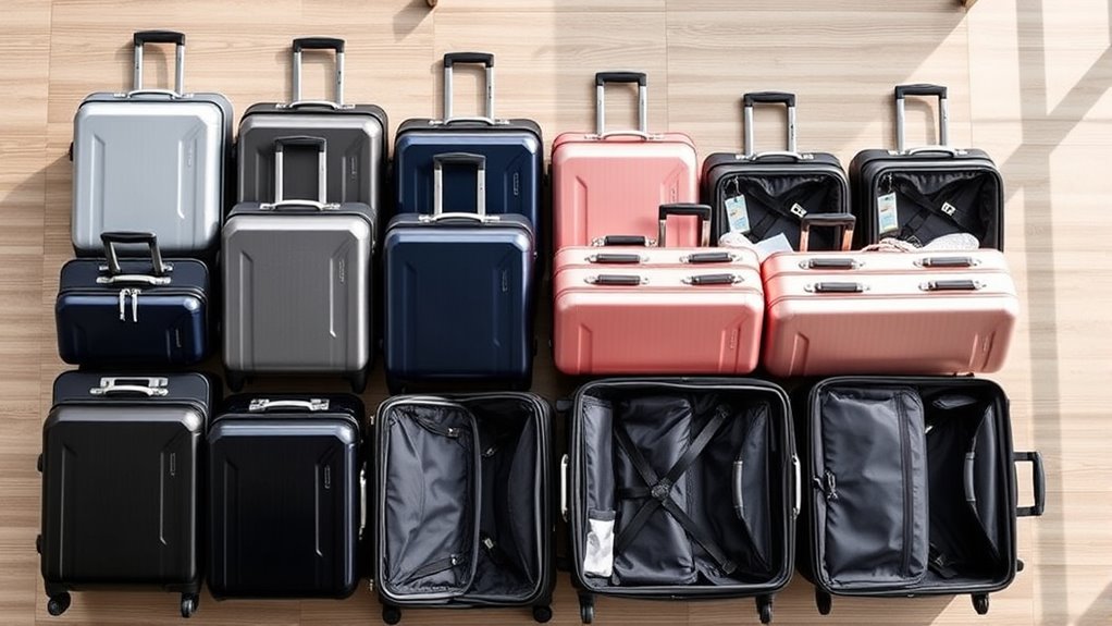 luxury expandable luggage collections
