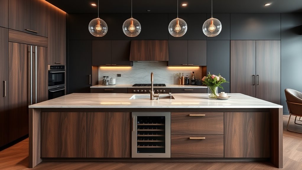 luxury functional kitchen islands