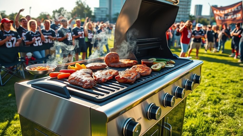 luxury grills for tailgating