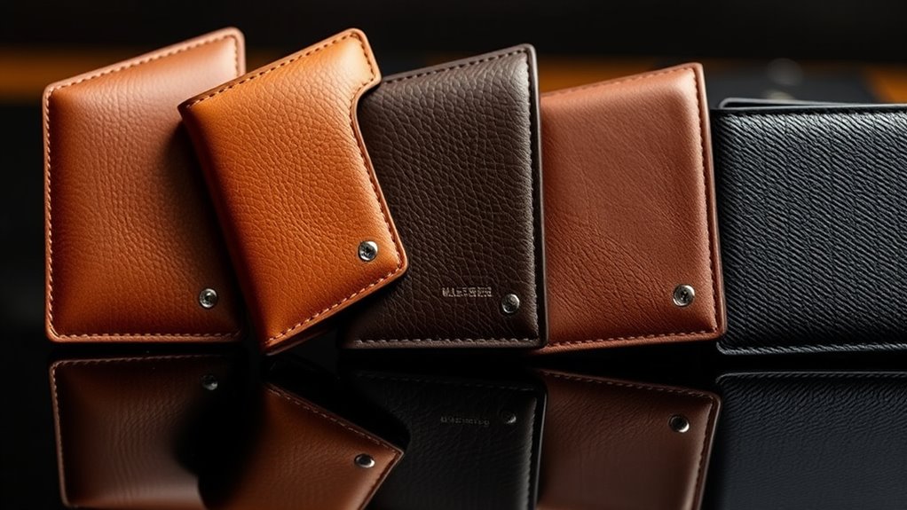 luxury men s leather wallets