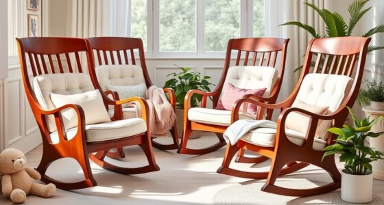 luxury nursery rocking chairs