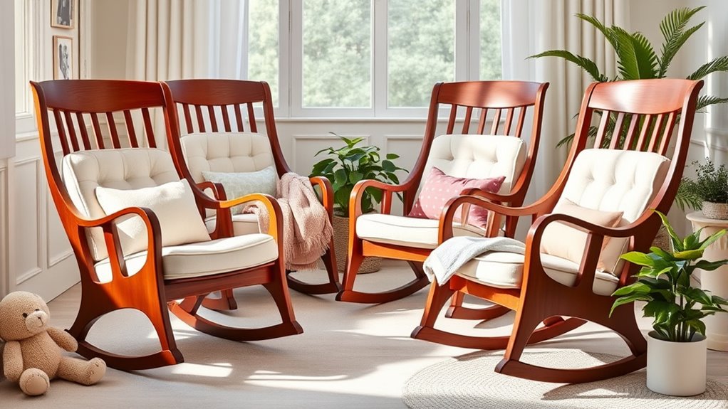 luxury nursery rocking chairs