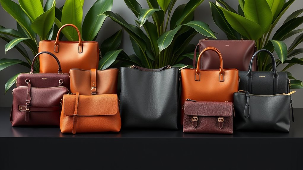 luxury vegan leather handbags