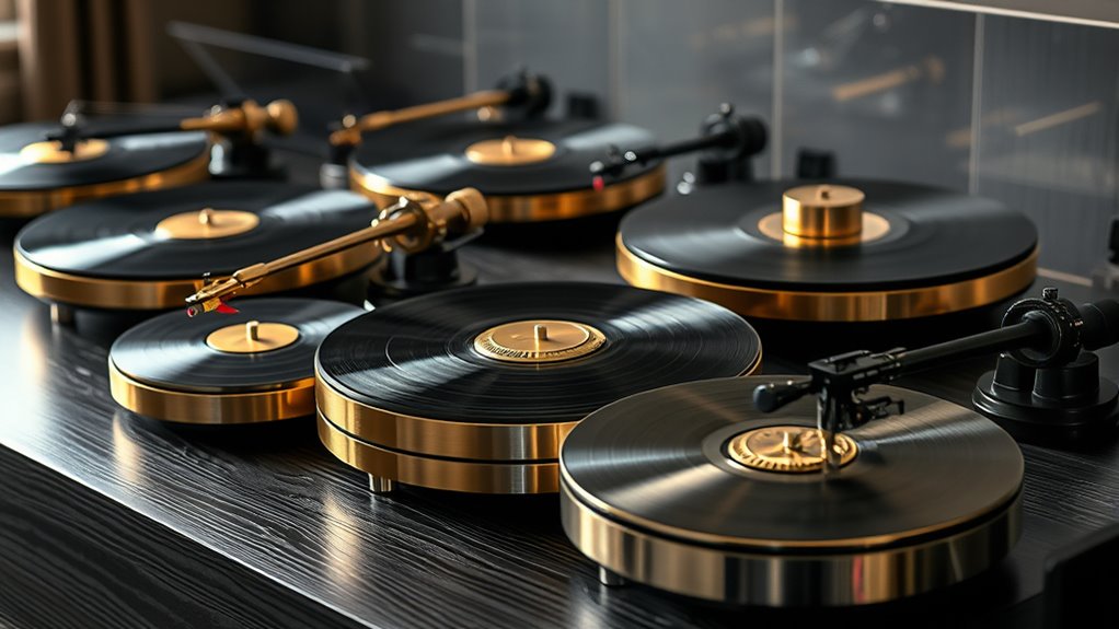 luxury vinyl record players