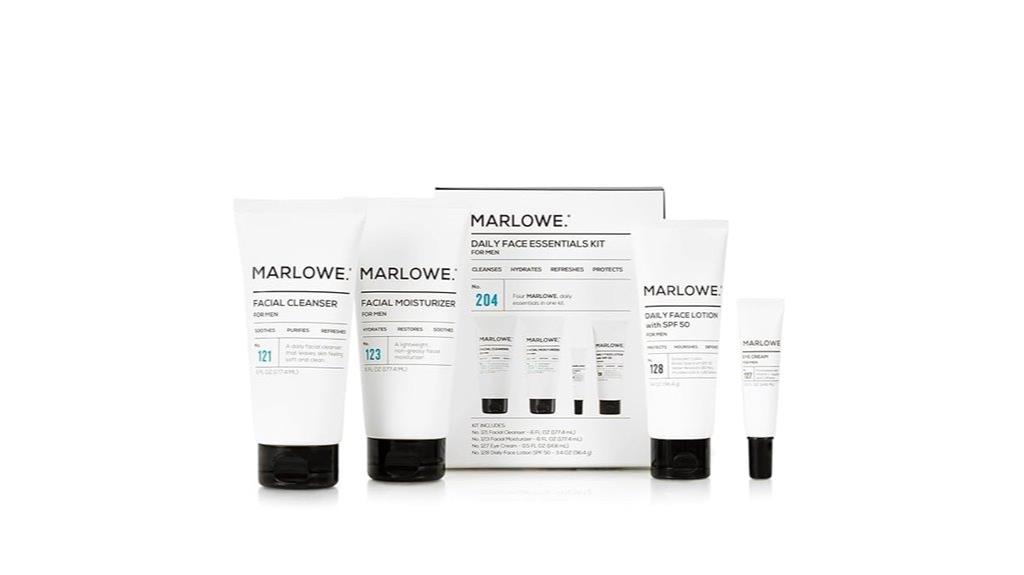 marlowe men s skincare set