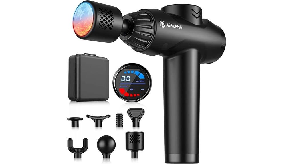 massage gun with heat