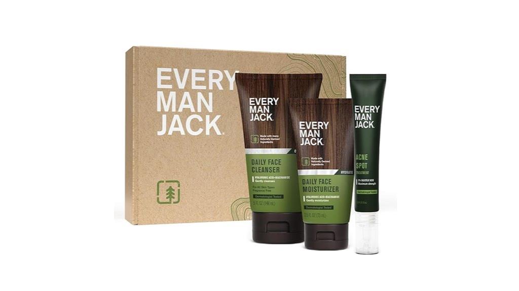 men s daily skincare kit