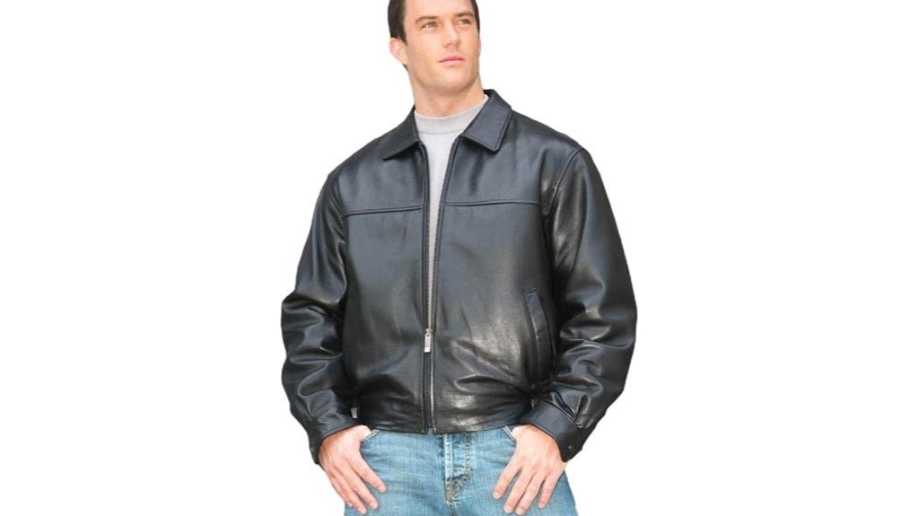 men s lambskin leather jacket