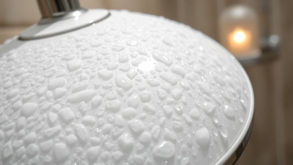 mineral buildup from hard water