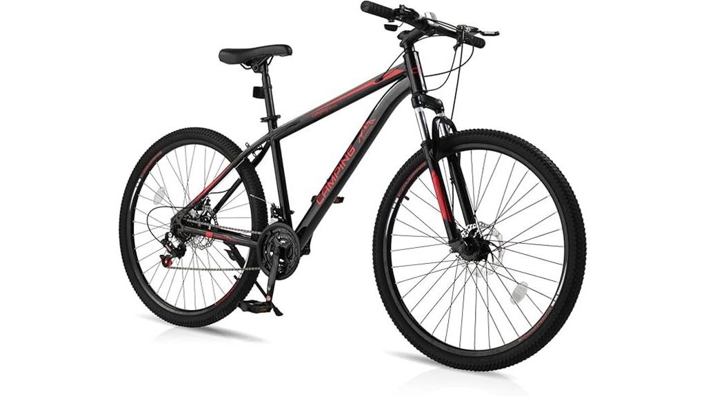 mountain bike with disc brakes