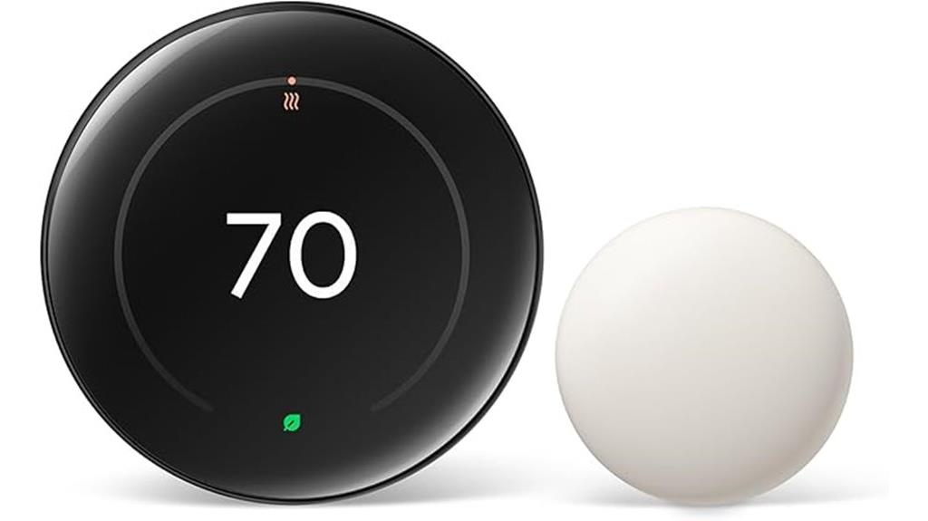 nest thermostat with sensors
