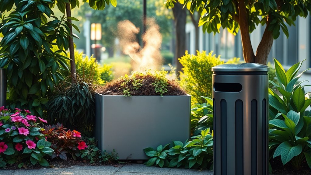 odor management for waste