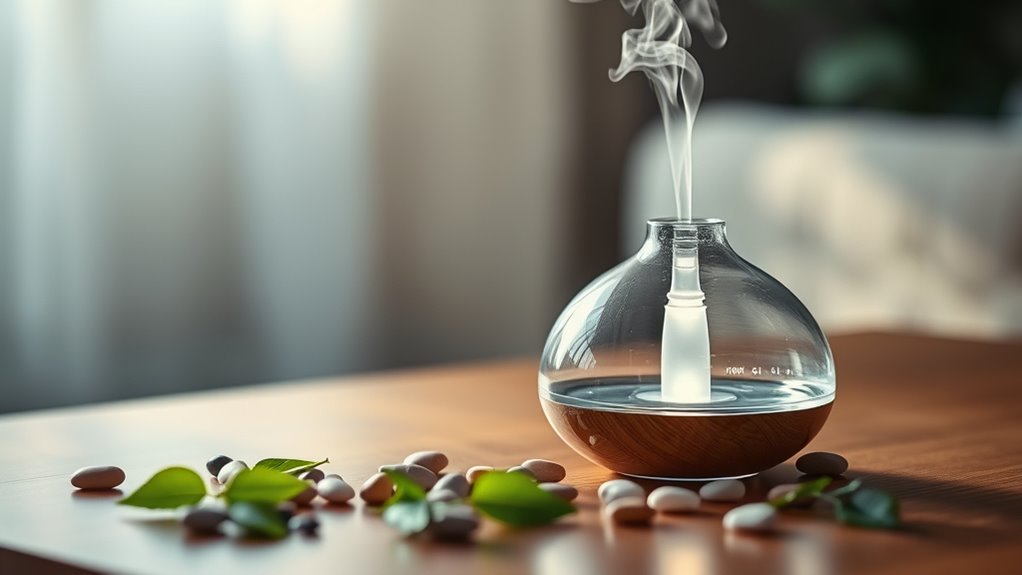 oil vapor dispersion method