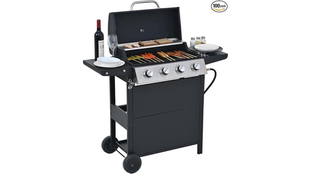 outdoor cast iron grill