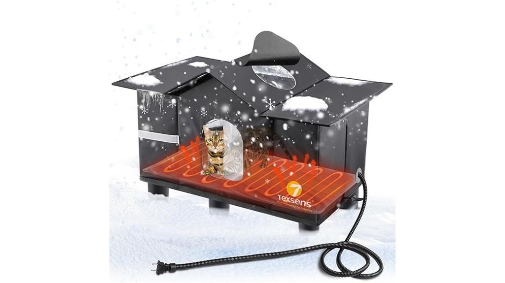 outdoor heated cat shelter