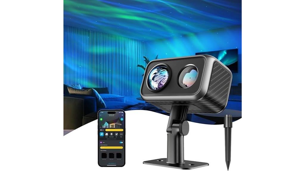 outdoor rgb projector light