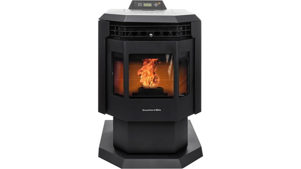 pellet stove with pedestal