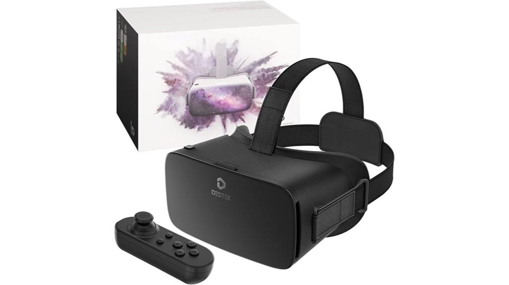 phone vr headset with controller