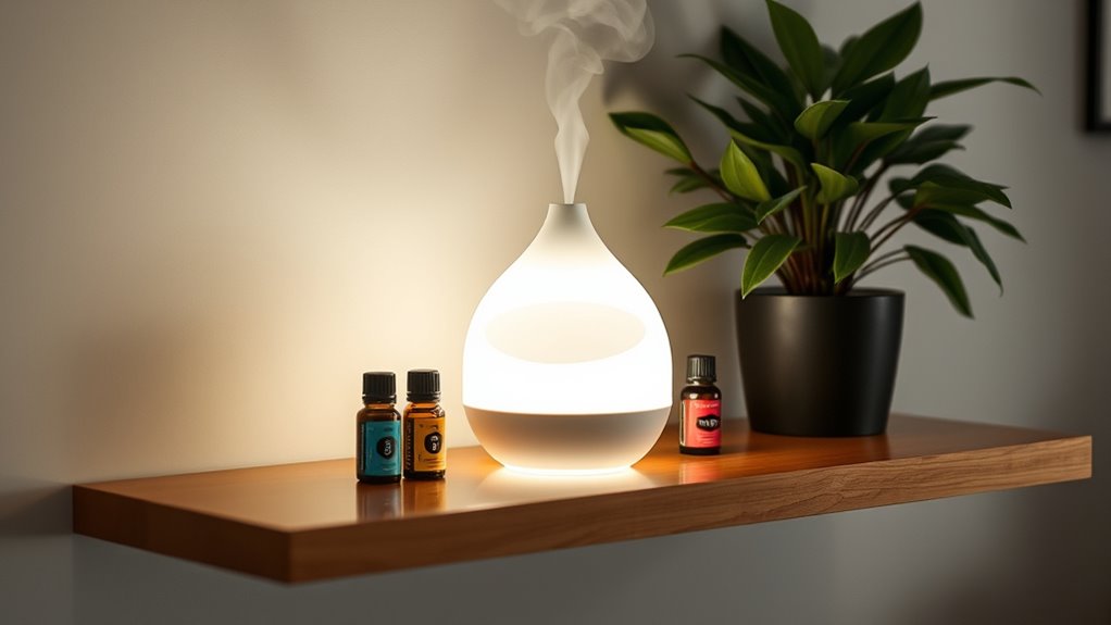 portable cordless aromatherapy diffusers