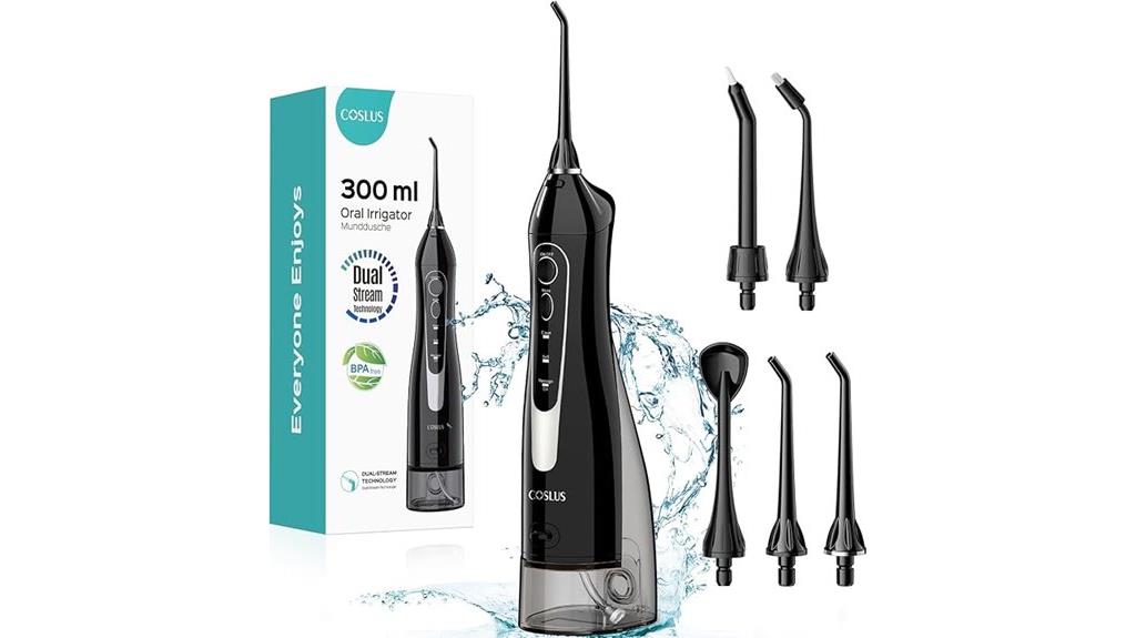 portable cordless water flosser